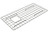 BOCCHI Gun Metal Stainless Steel Sink Grid for 36