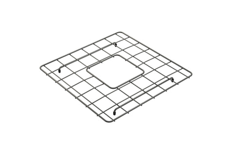 BOCCHI Gun Metal Stainless Steel Sink Grid for 36" 1348 Kitchen Sinks, 2300 2006GM