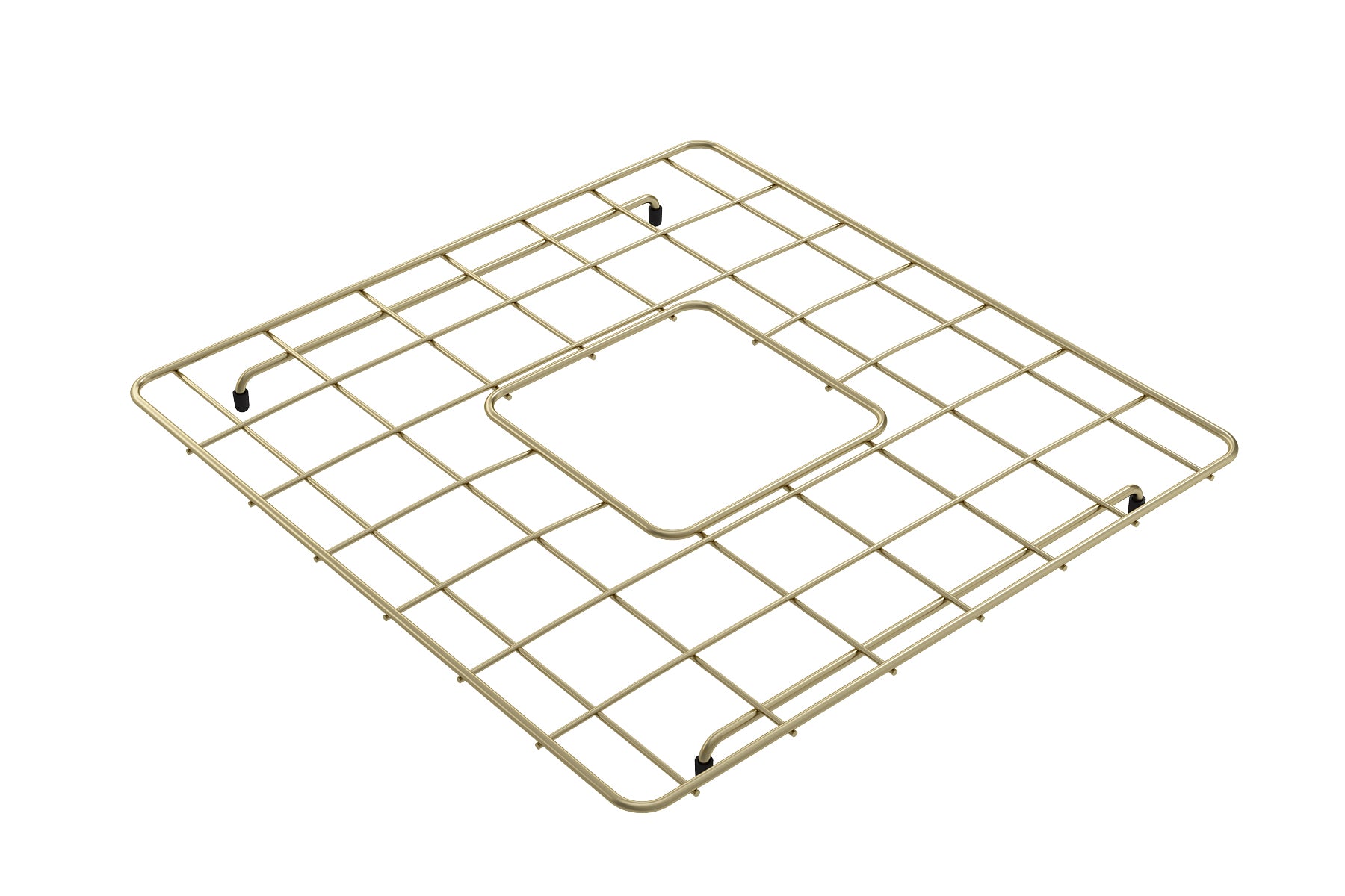 BOCCHI Brushed Gold Stainless Steel Sink Grid for 36" 1350/1351 Kitchen Sinks, 2300 2007BG