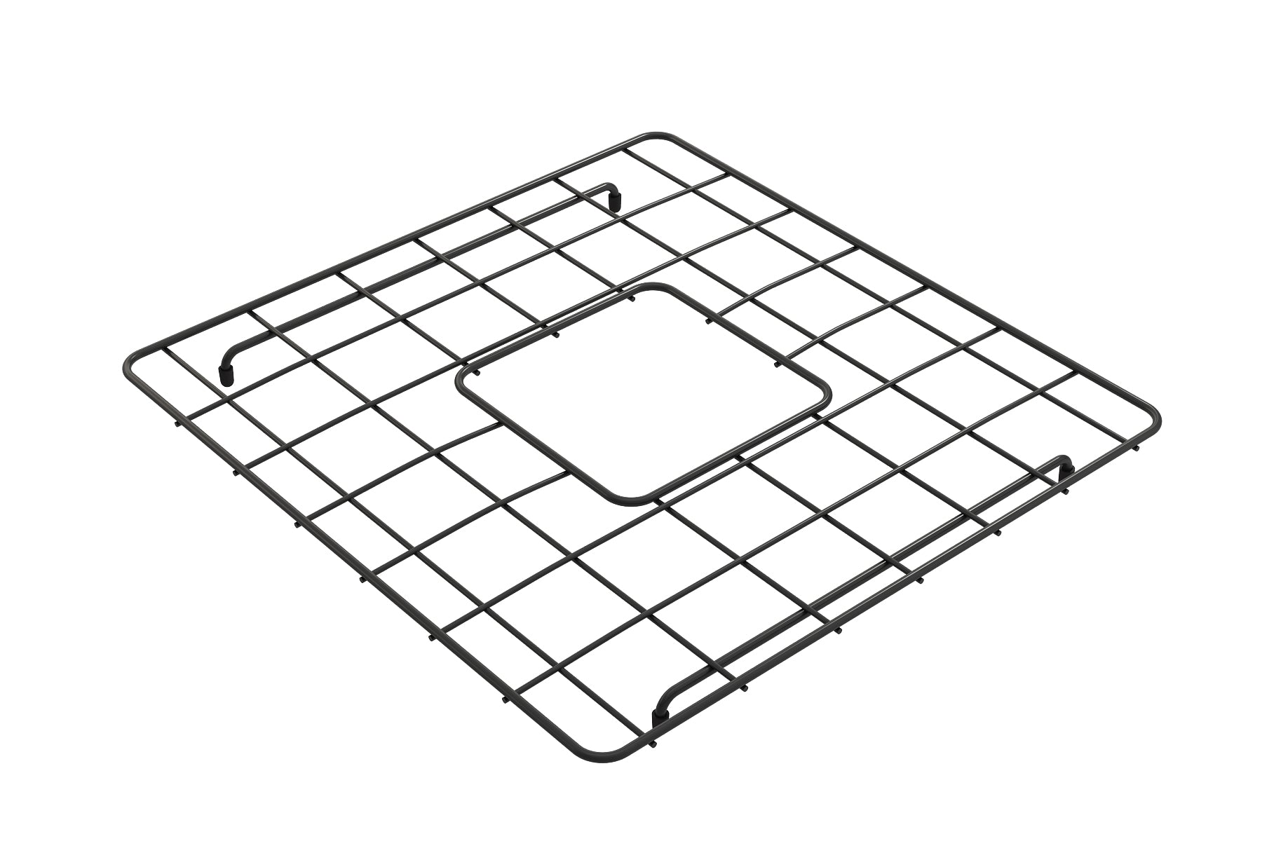 BOCCHI Matte Black Stainless Steel Sink Grid for 36" 1350/1351 Kitchen Sinks, 2300 2007MB