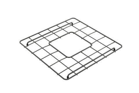 BOCCHI Gun Metal Stainless Steel Sink Grid for 18" 1359 Kitchen Sinks, 2300 2009GM
