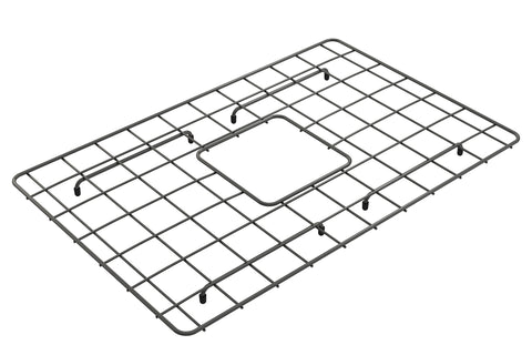 BOCCHI Gun Metal Stainless Steel Sink Grid for 27" 1360 Kitchen Sinks, 2300 2010GM