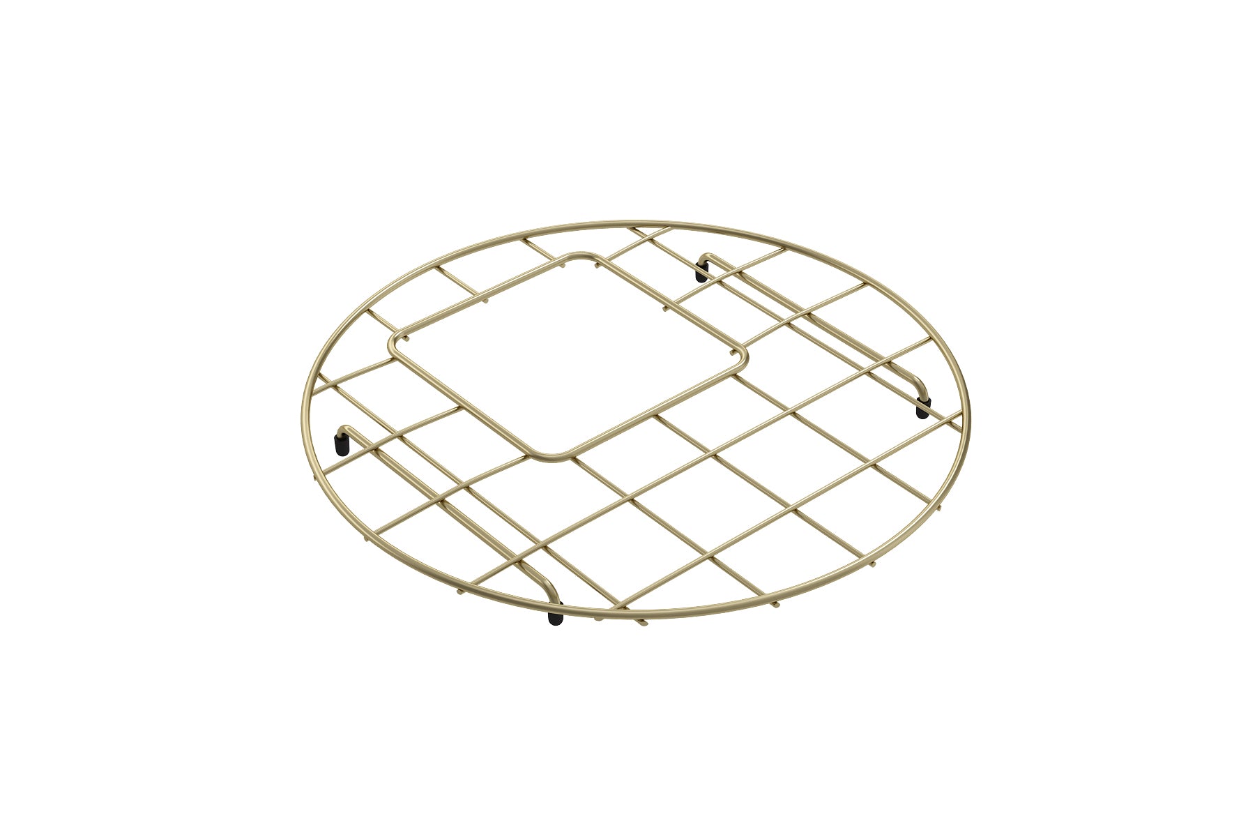 BOCCHI Brushed Gold Stainless Steel Sink Grid for 18" 1361 Kitchen Sinks, 2300 2011BG