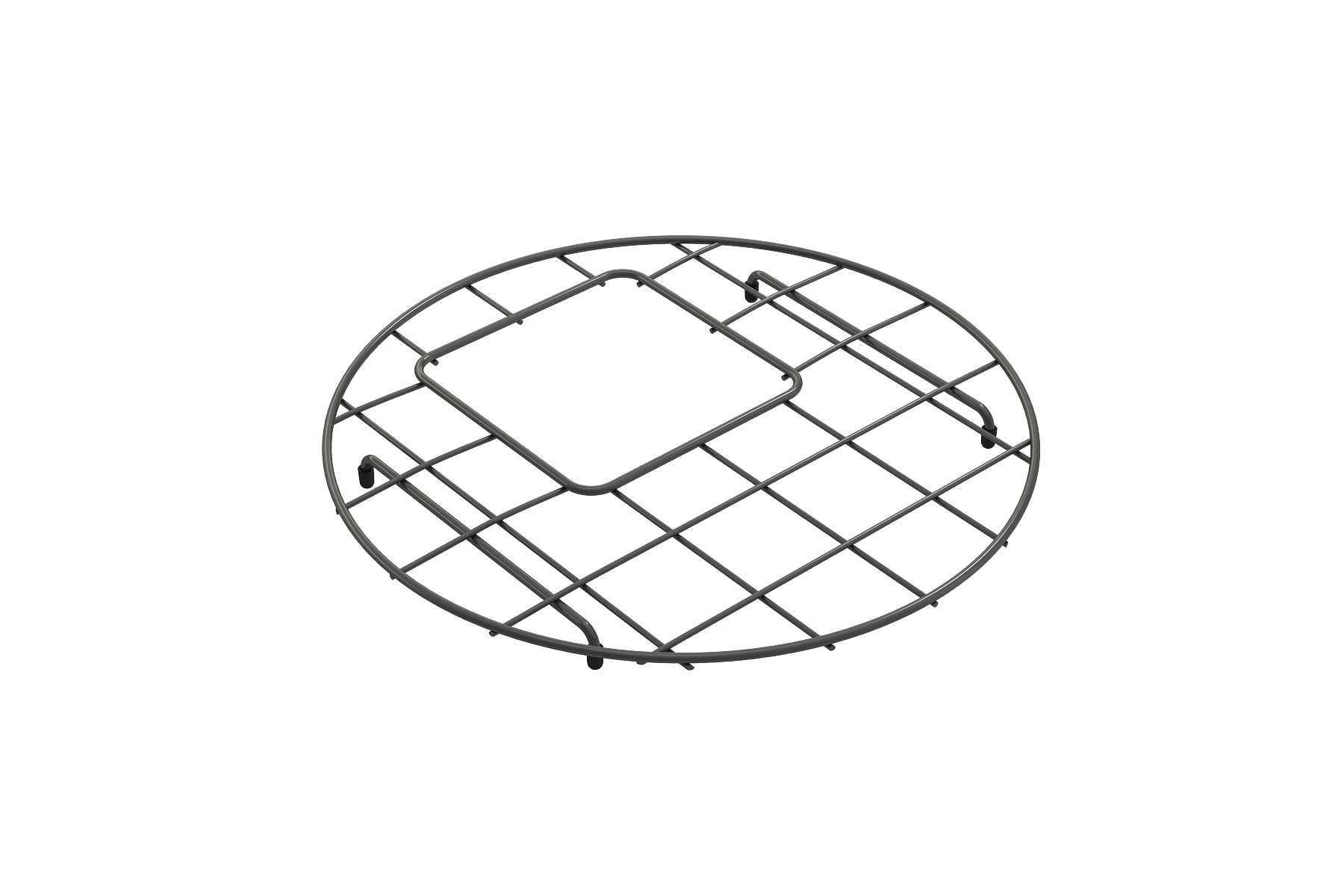 BOCCHI Gun Metal Stainless Steel Sink Grid for 18" 1361 Kitchen Sinks, 2300 2011GM