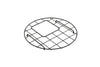 BOCCHI Matte Black Stainless Steel Sink Grid for 18