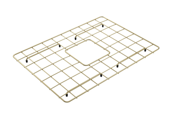BOCCHI Brushed Gold Stainless Steel Sink Grid for 24" 1137 Kitchen Sinks, 2300 2014BG