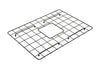 BOCCHI Matte Black Stainless Steel Sink Grid for 24