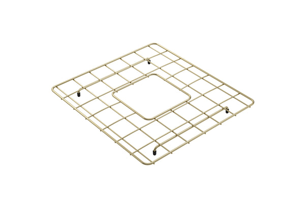 BOCCHI Brushed Gold Stainless Steel Sink Grid for 33D" 1139 Kitchen Sinks, 2300 2016BG