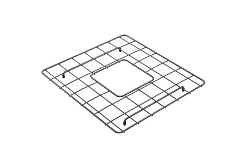 BOCCHI Gun Metal Stainless Steel Sink Grid for 33D" 1139 Kitchen Sinks, 2300 2016GM