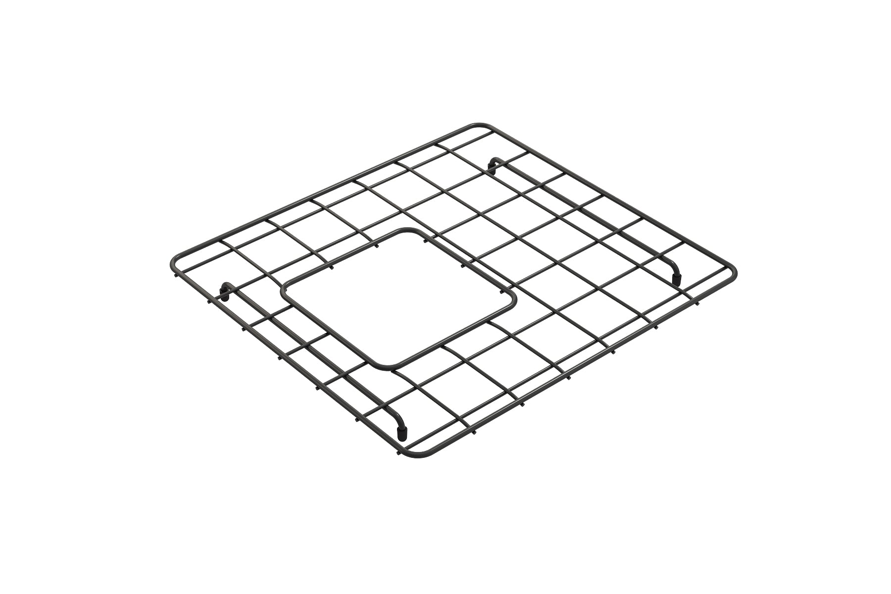 BOCCHI Matte Black Stainless Steel Sink Grid for 34" 1501 Kitchen Sinks, 2300 2036MB