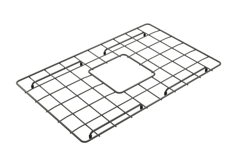 BOCCHI Gun Metal Stainless Steel Sink Grid for 27" 1633 Kitchen Sinks, 2300 2058GM