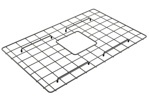 BOCCHI Gun Metal Stainless Steel Sink Grid for 27" 1628 Kitchen Sinks, 2300 2059GM