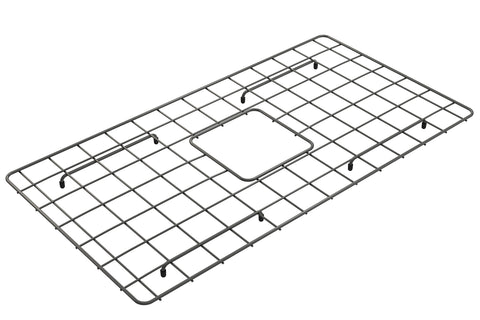 BOCCHI Gun Metal Stainless Steel Sink Grid for 32" 1362 Kitchen Sinks, 2300 2012GM