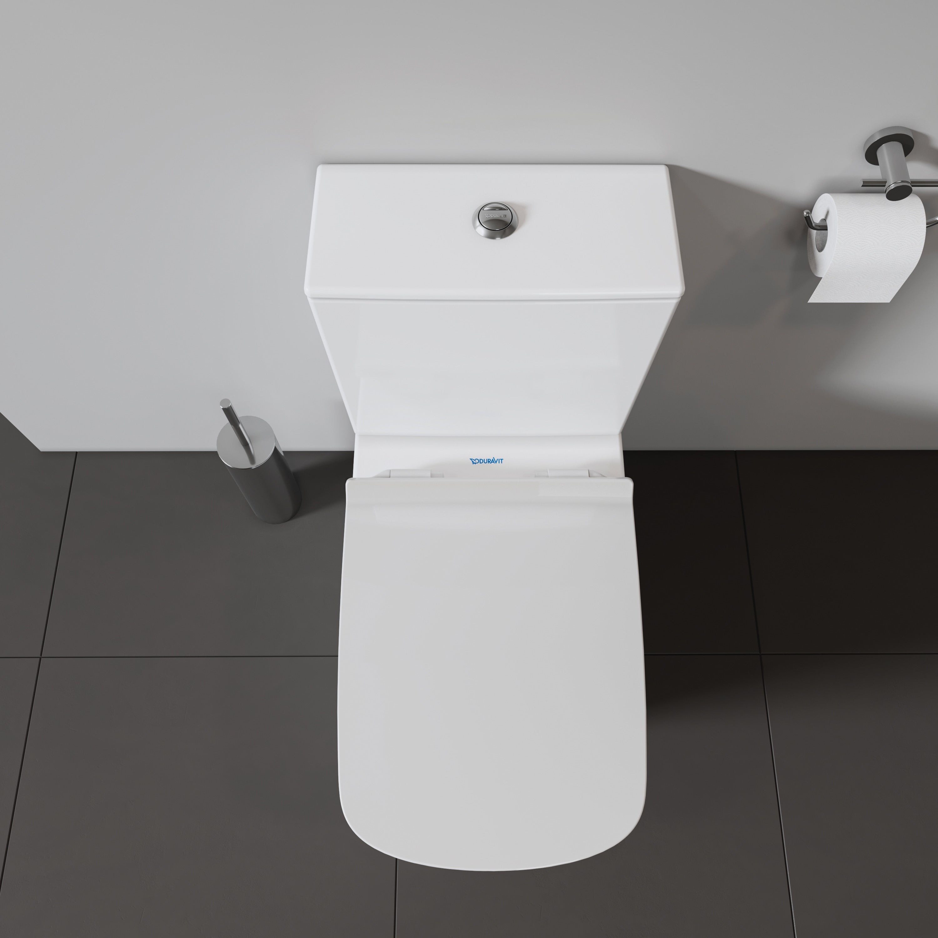 DuraStyle Elongated Slow Close Toilet Seat in White
