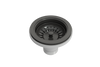 BOCCHI Kitchen Sink Strainer for Fireclay and Granite Sinks in Gun Metal, Polymer, 2330 0001 GM