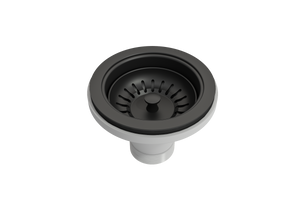 Alternate Image for BOCCHI Kitchen Sink Strainer for Fireclay and Granite Sinks in Matte Black, Polymer, 2330 0001 MB