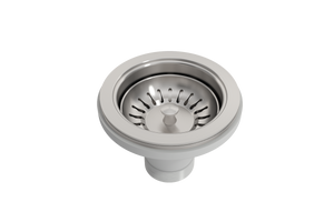 Alternate Image for BOCCHI Polished Stainless Steel Kitchen Sink Kit Strainer for Fireclay Sink Kit Chrome, 2330 0001