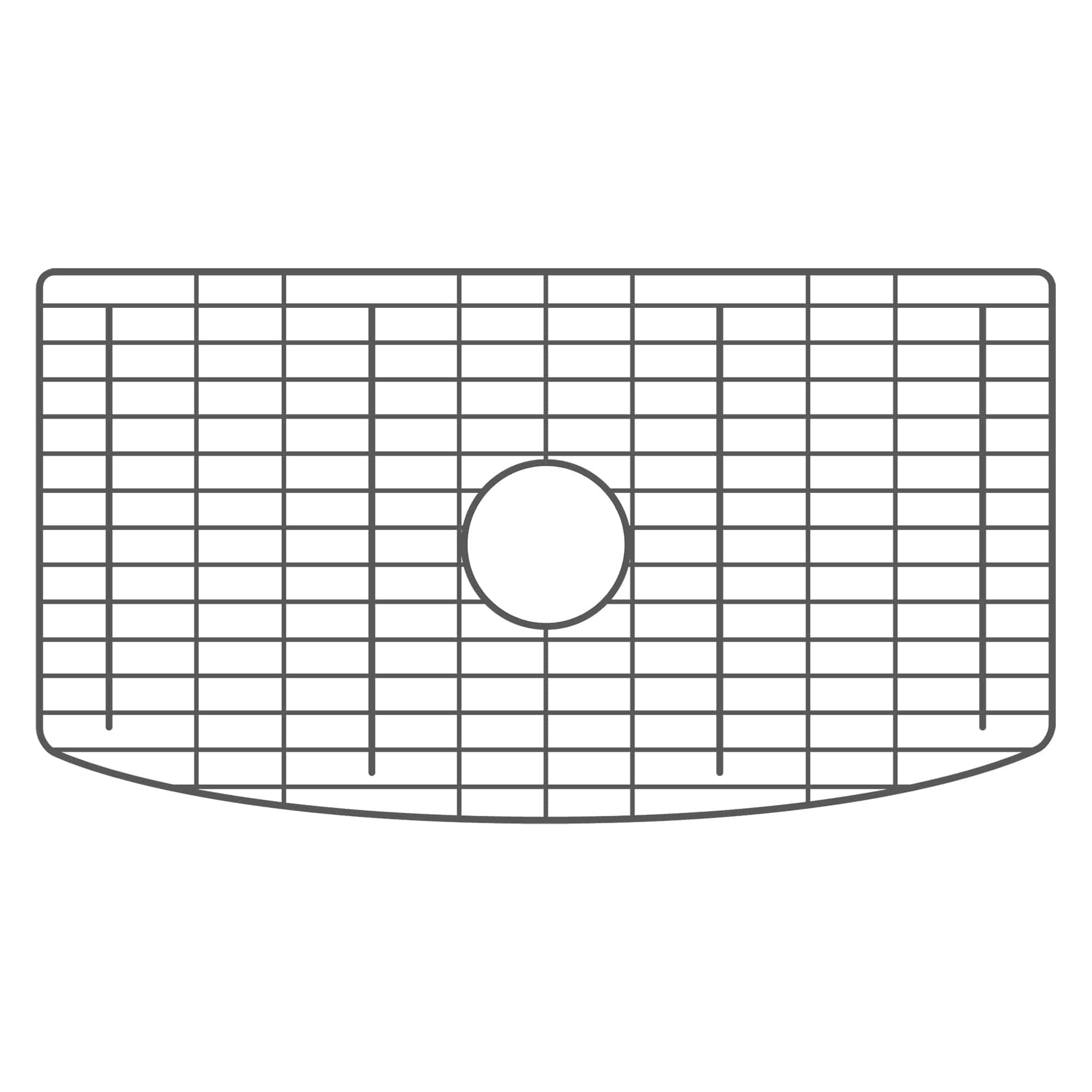 Native Trails 28" x 15.25" Bottom Grid in Gunmetal PVD, GRD2815-GM