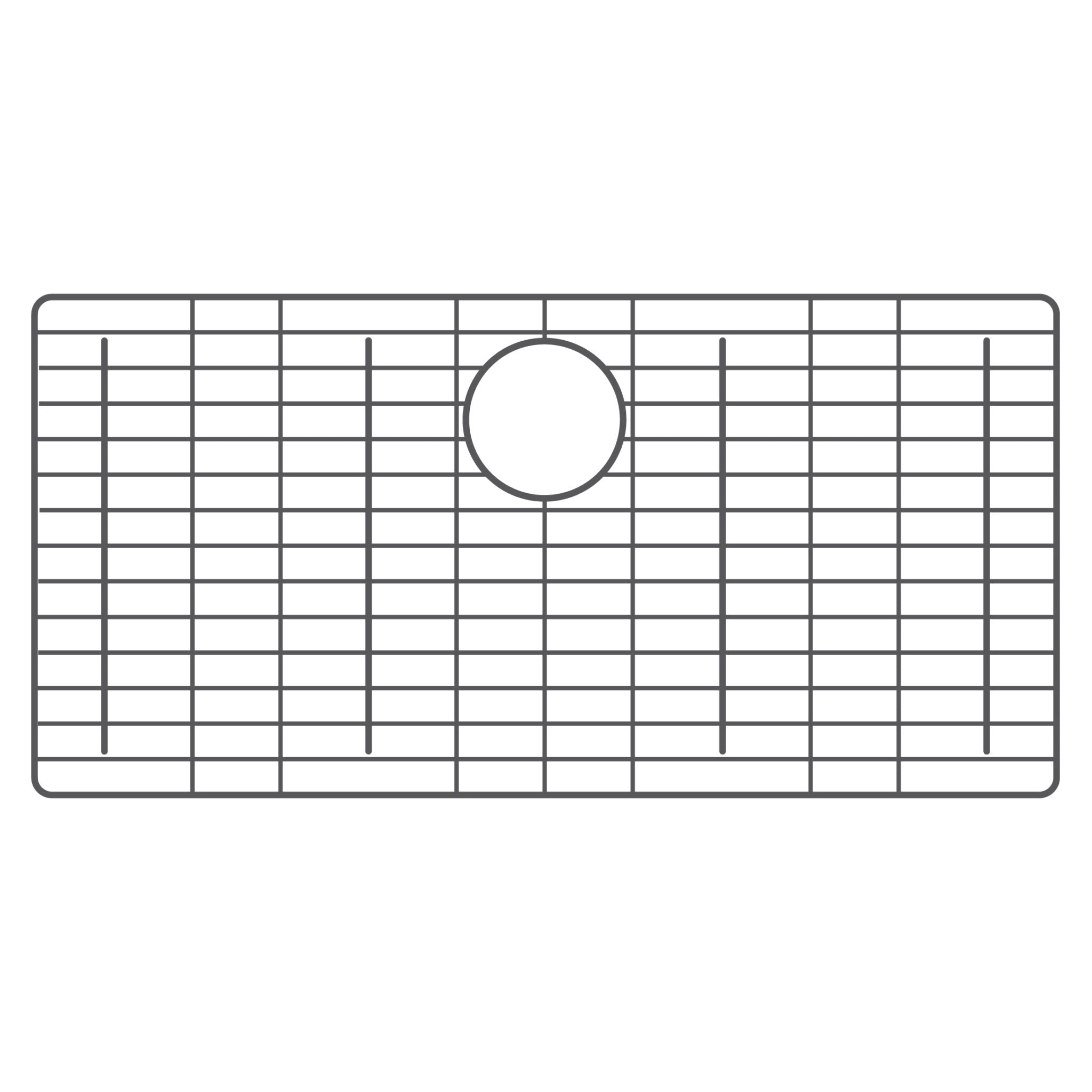 Native Trails 29.25" x 14.25" Bottom Grid in Gunmetal, GRR2914-GM