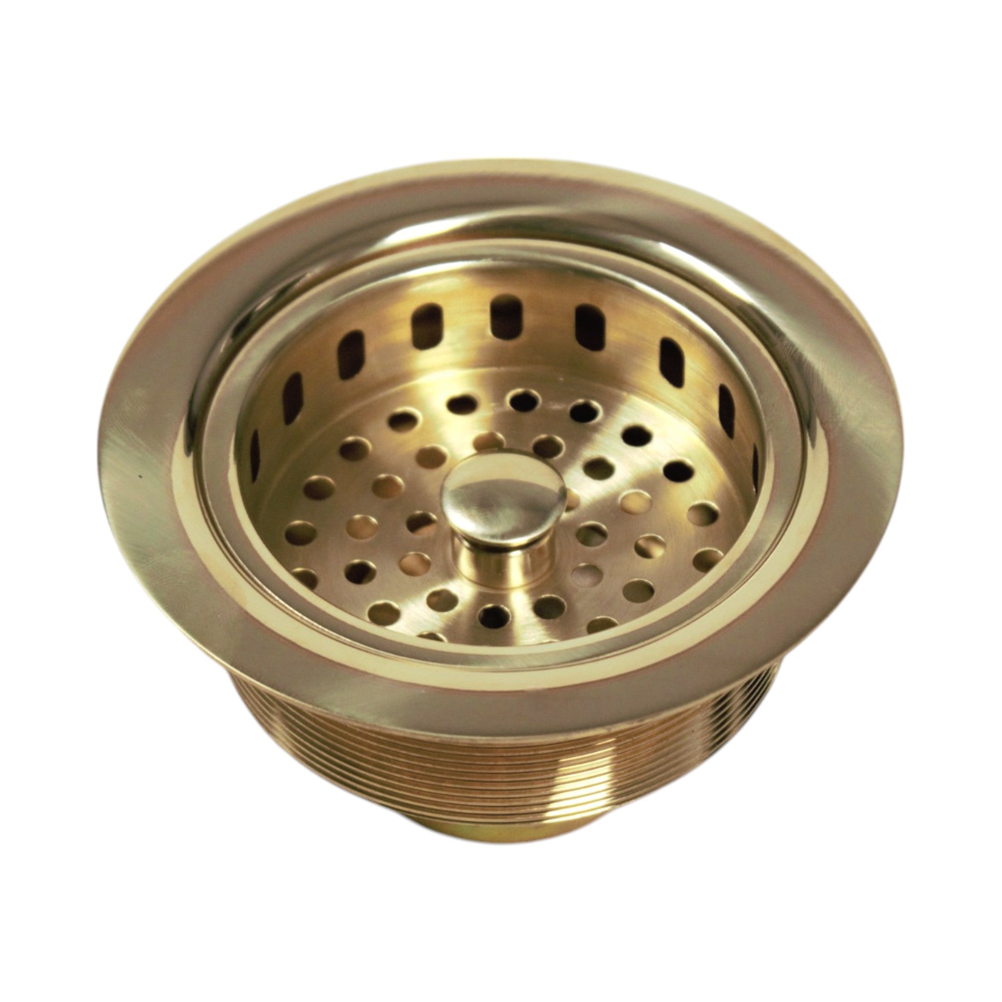 Nantucket sinks premium kitchen unlacqured 3.5 inch kitchen drain - unlacquered 3.5 kdulb alternate product image