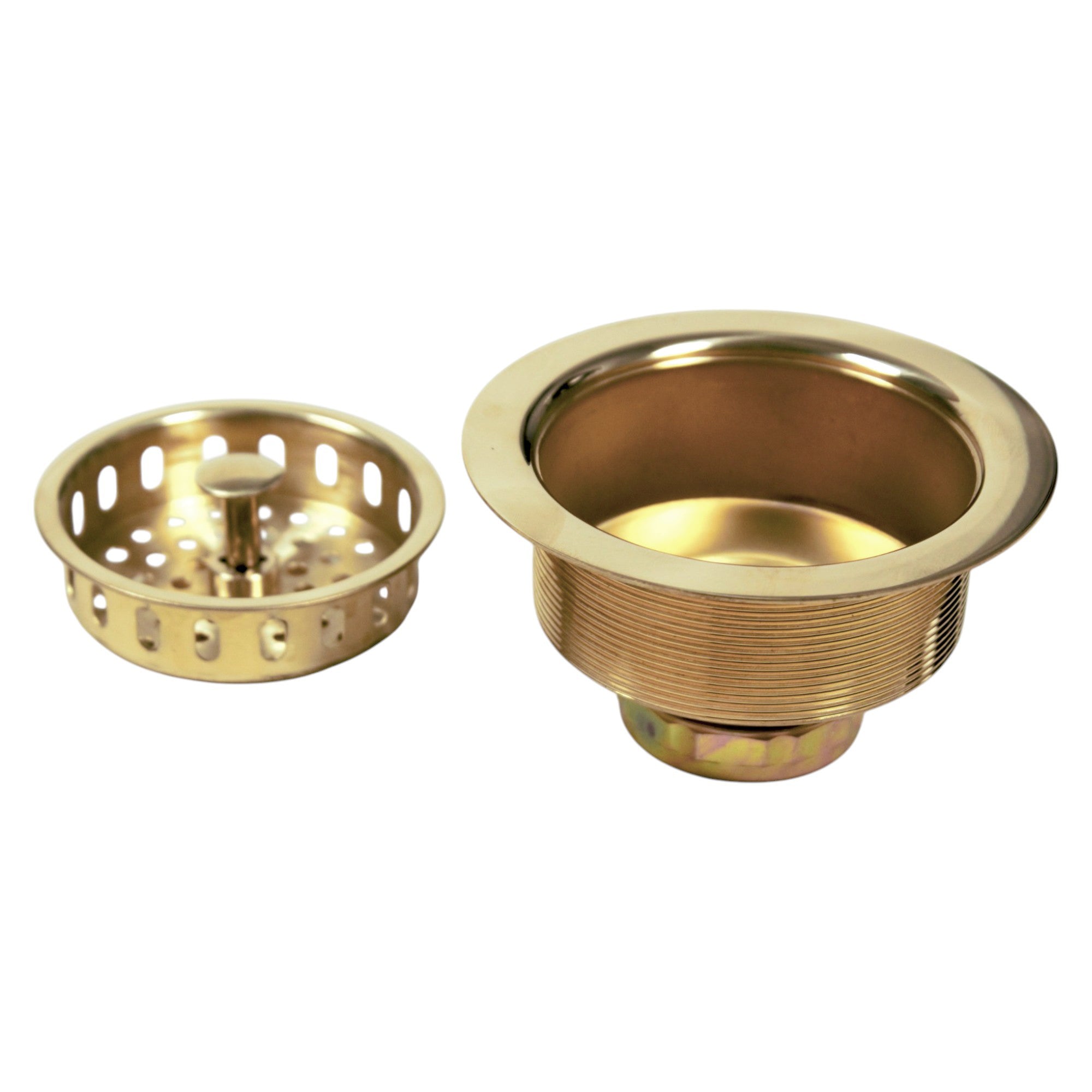 Nantucket sinks premium kitchen unlacqured 3.5 inch kitchen drain - unlacquered 3.5 kdulb alternate product image