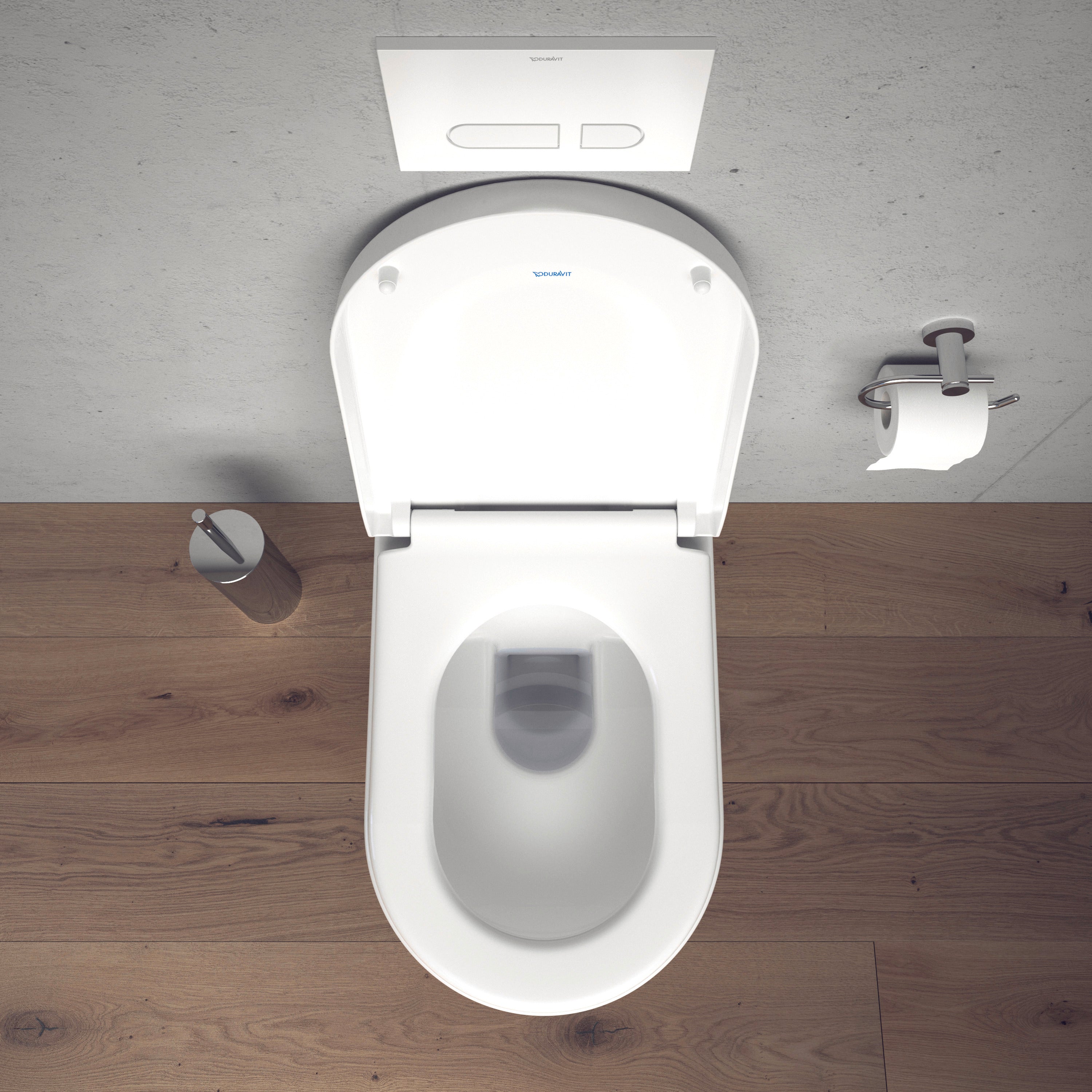 Starck 3 Elongated Slow Close Toilet Seat in White