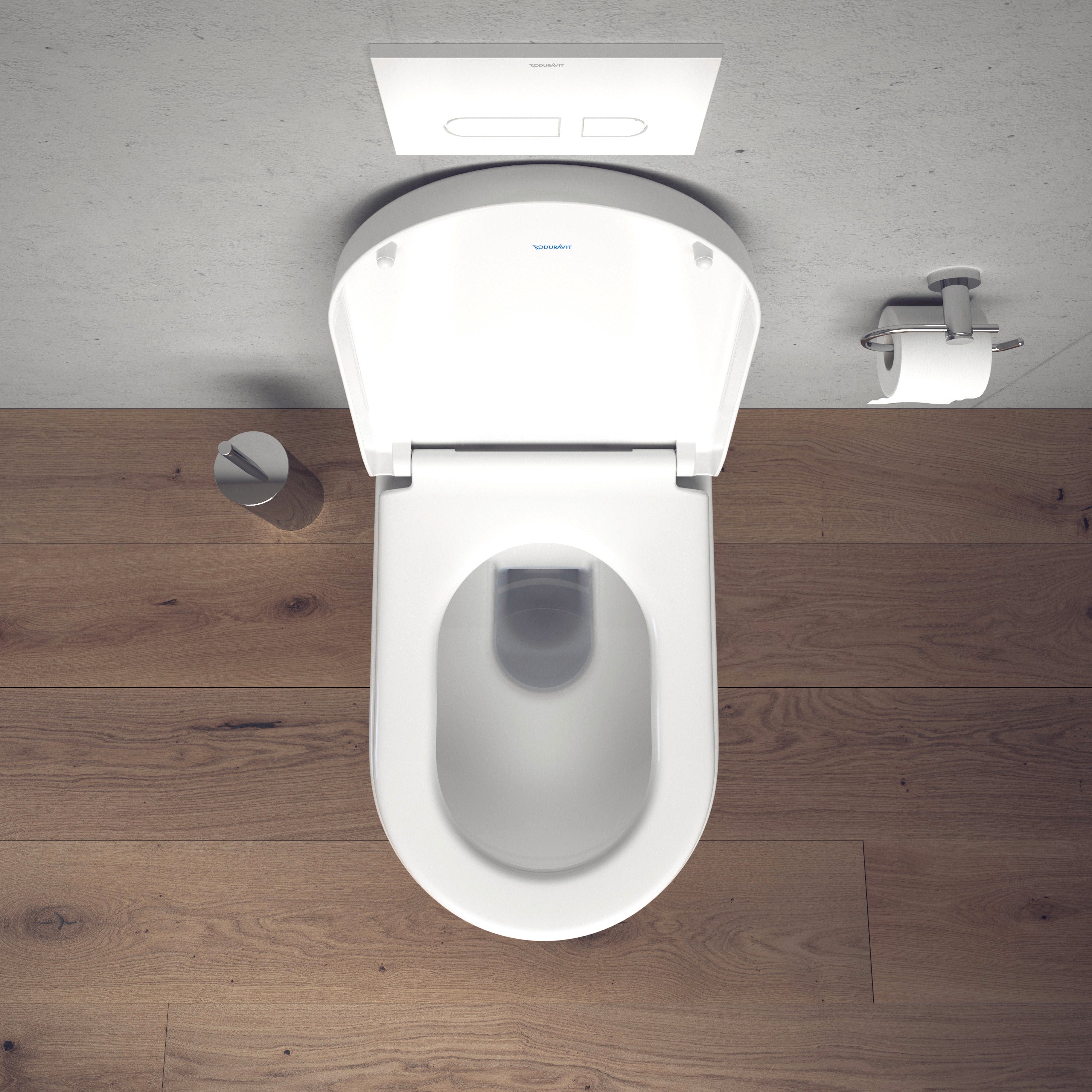 Starck 3 Elongated Slow Close Toilet Seat in White