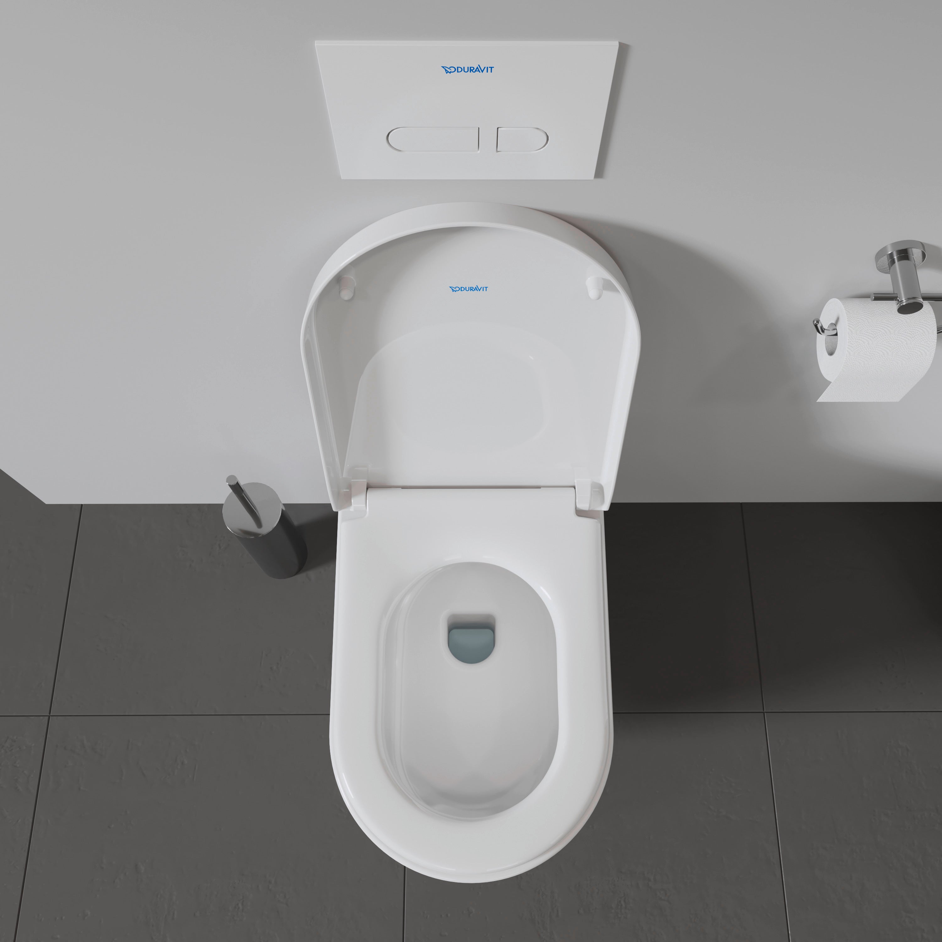 Starck 3 Elongated Slow Close Toilet Seat in White