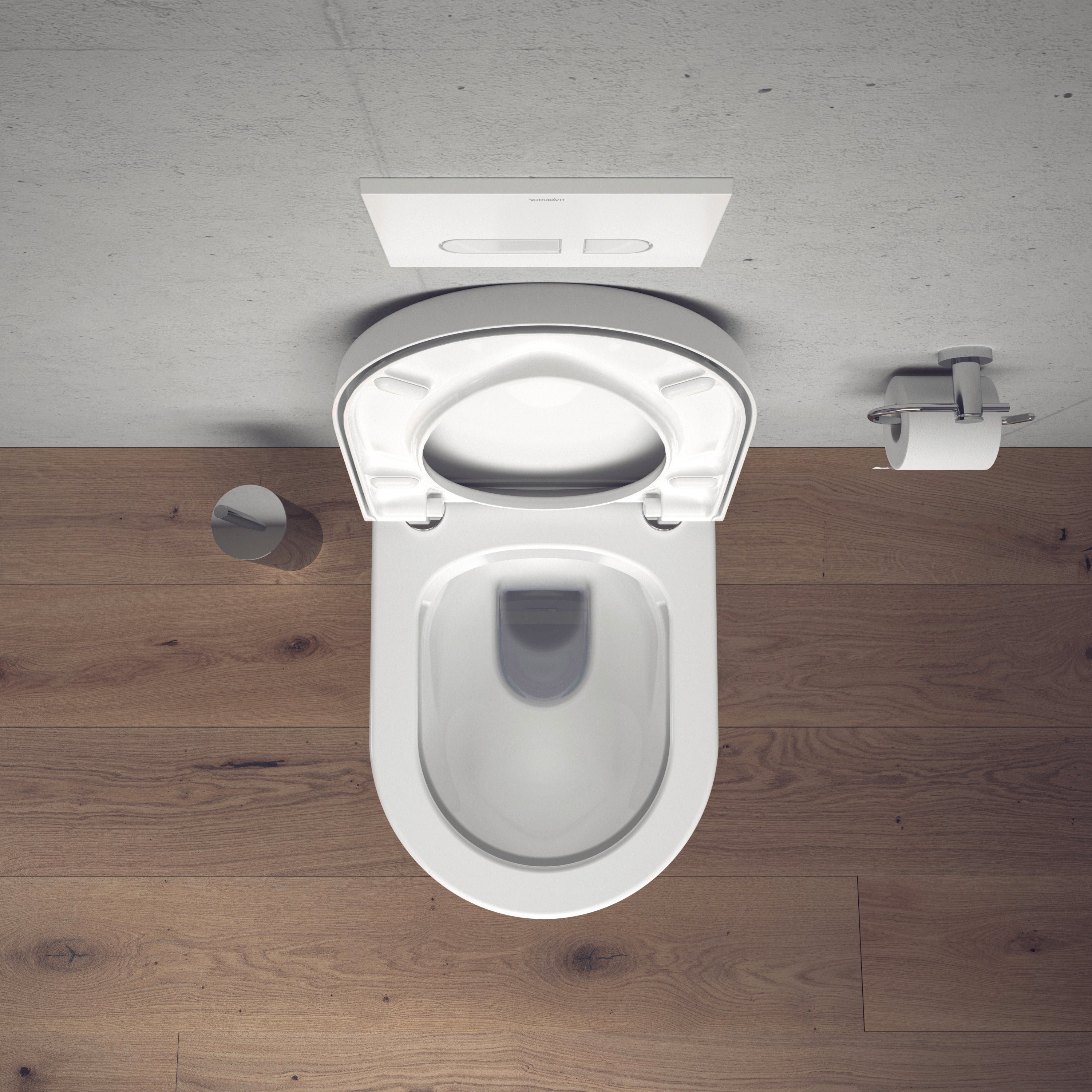 Starck 3 Elongated Slow Close Toilet Seat in White