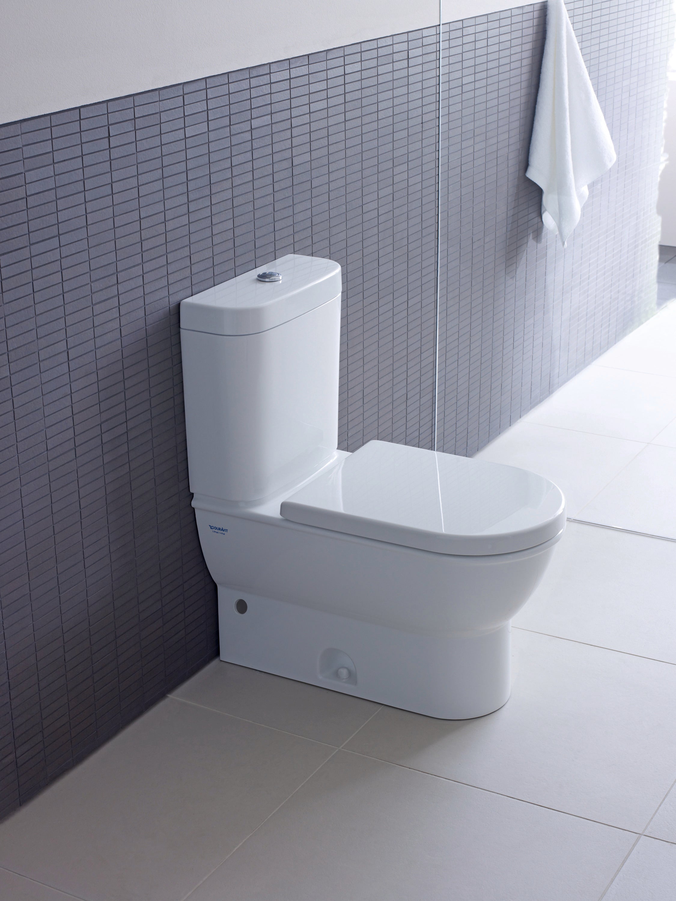 Starck 3 Elongated Slow Close Toilet Seat in White