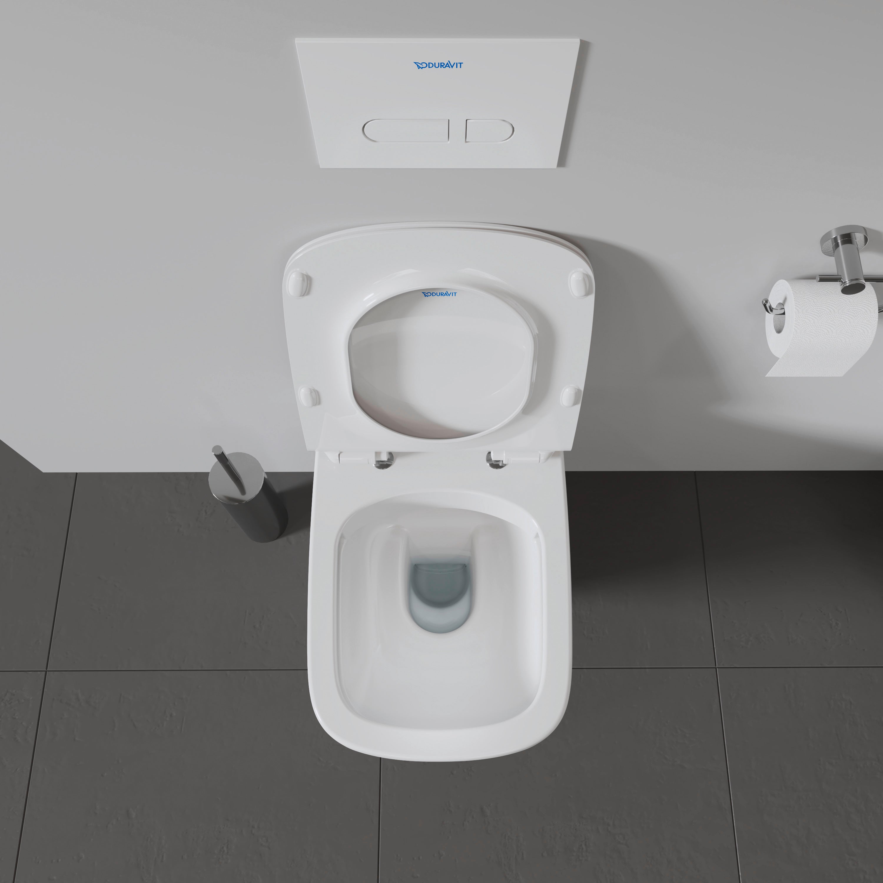 DuraStyle Round Slow Close Toilet Seat in White