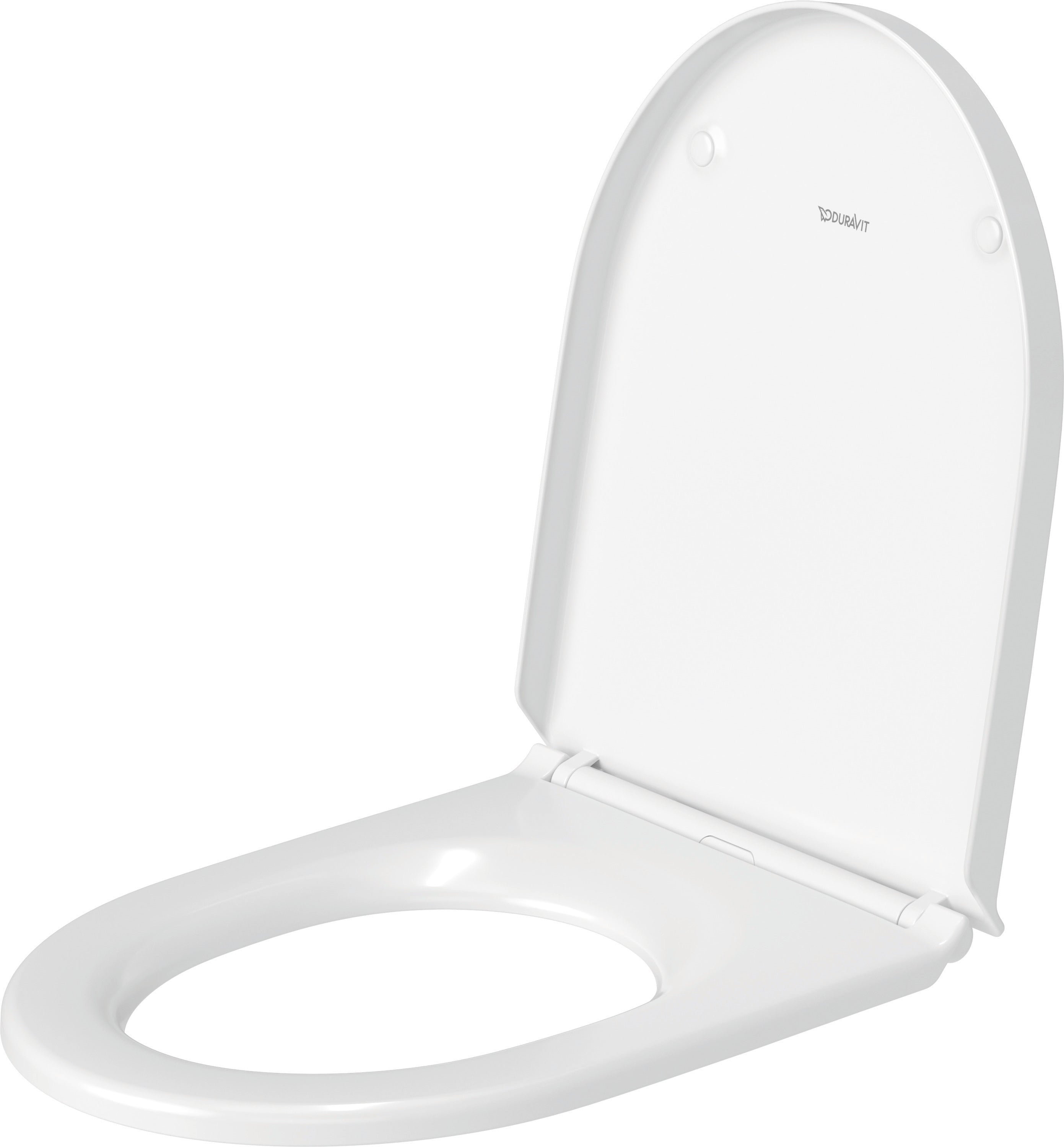 Duravit No.1 Elongated Slow Close Toilet Seat in White