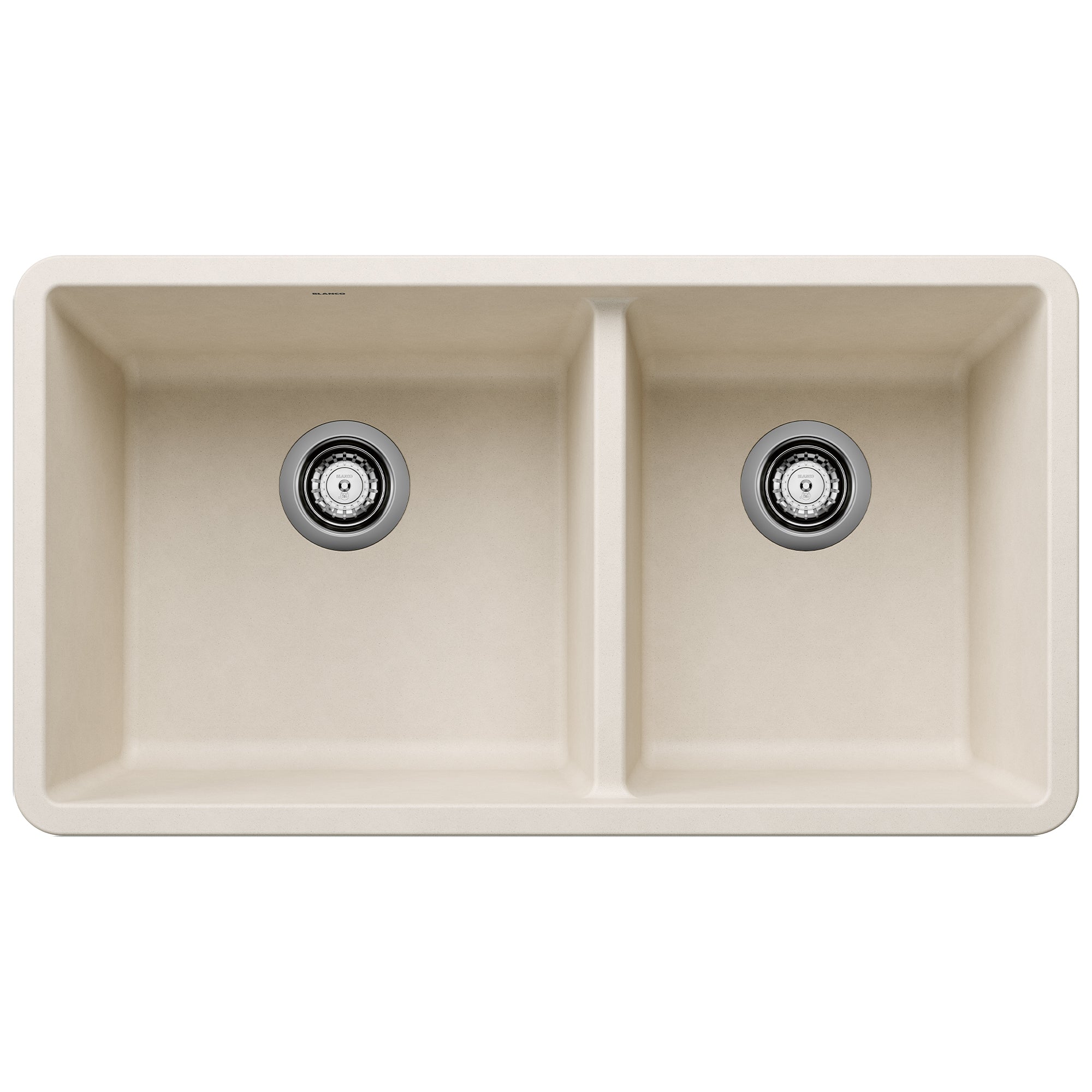 Granite Composite 33 in. 60/40 Double Bowl Drop-in Kitchen Sink in Carbon Sink Kit