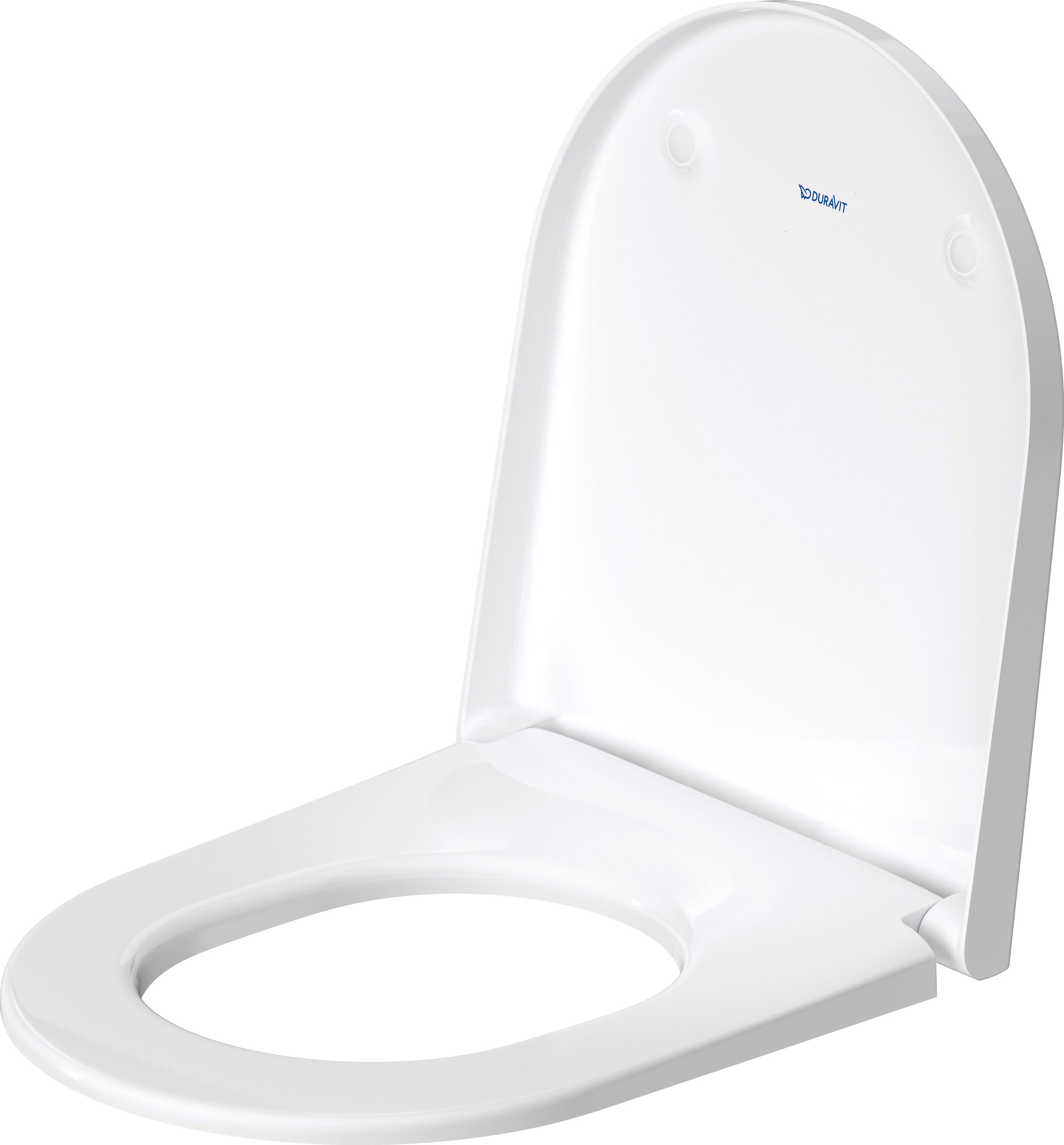 D-Neo Round Slow Close Toilet Seat in White