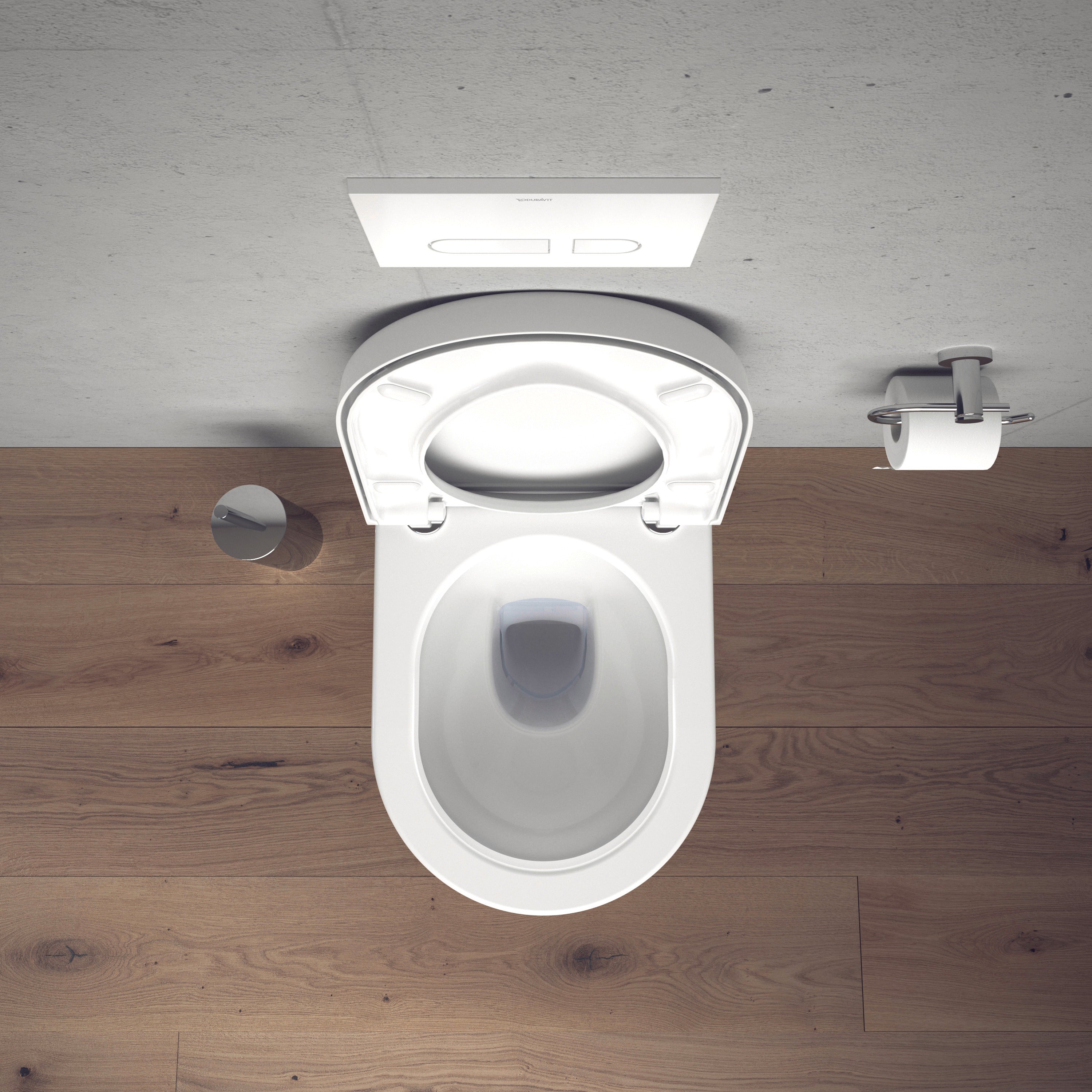 Starck 3 Elongated Slow Close Toilet Seat in White