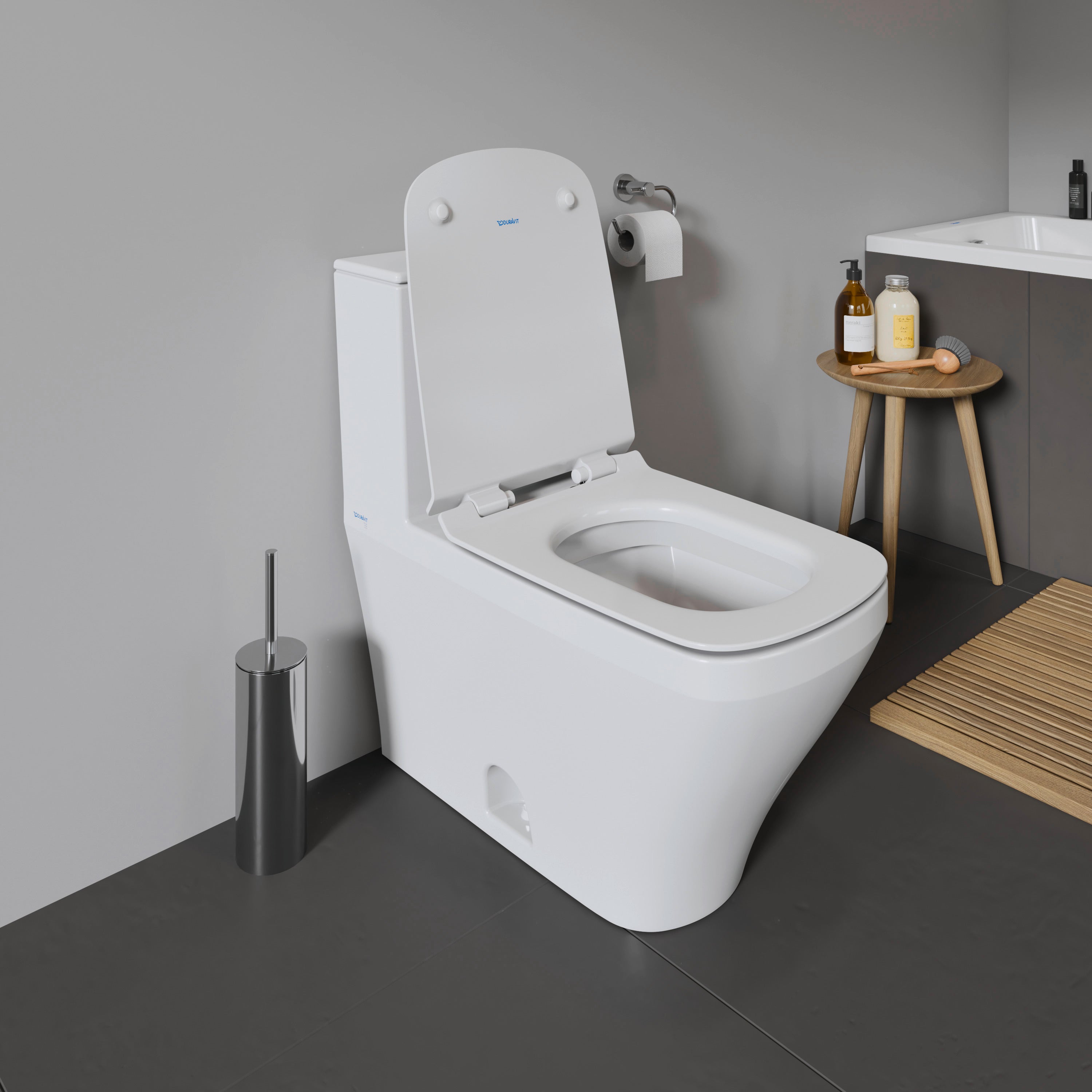 DuraStyle Elongated Slow Close Toilet Seat in White