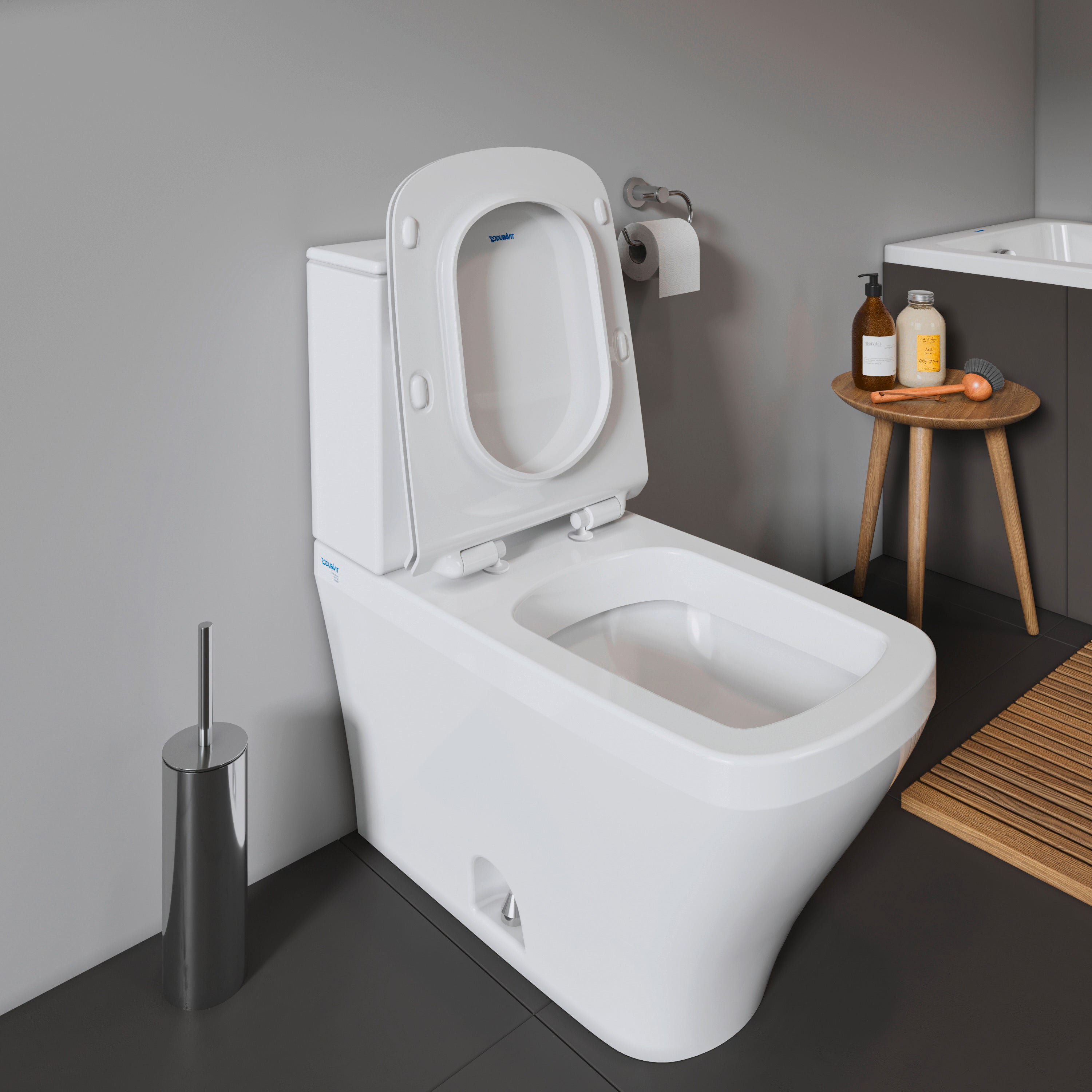 DuraStyle Elongated Slow Close Toilet Seat in White