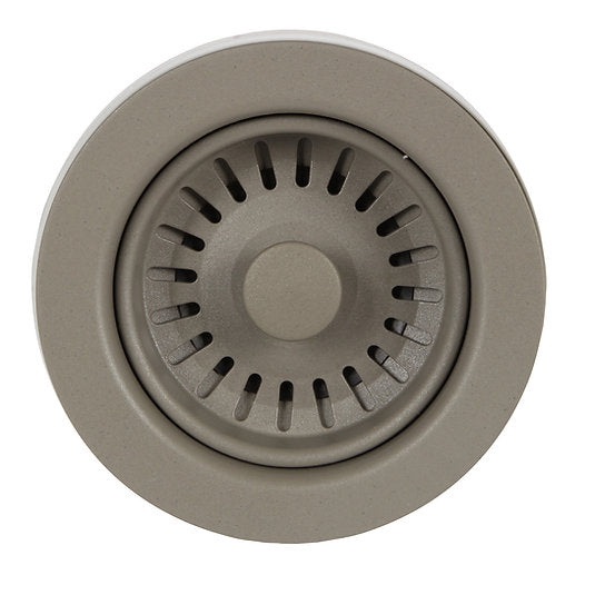 Nantucket Sinks Basket Strainer Kitchen Drain For Granite Composite Sinks - Truffle, 3.5KD-GCTR