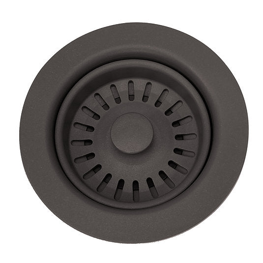 Nantucket Sinks Basket Strainer Kitchen Drain For Granite Composite Sinks - Brown, 3.5KD-GCCB