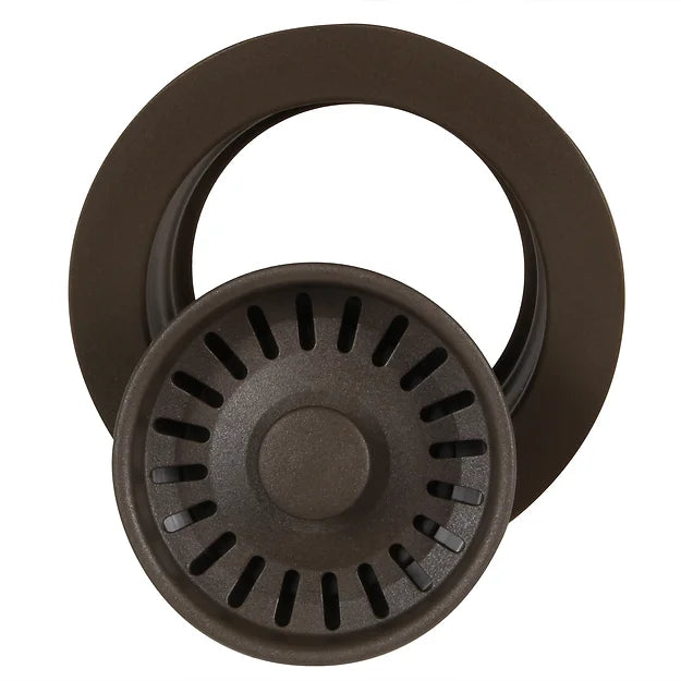 Nantucket Sinks Brown Disposal Trim Drain For Granite Composite Sinks, 3.5DF-GCCB