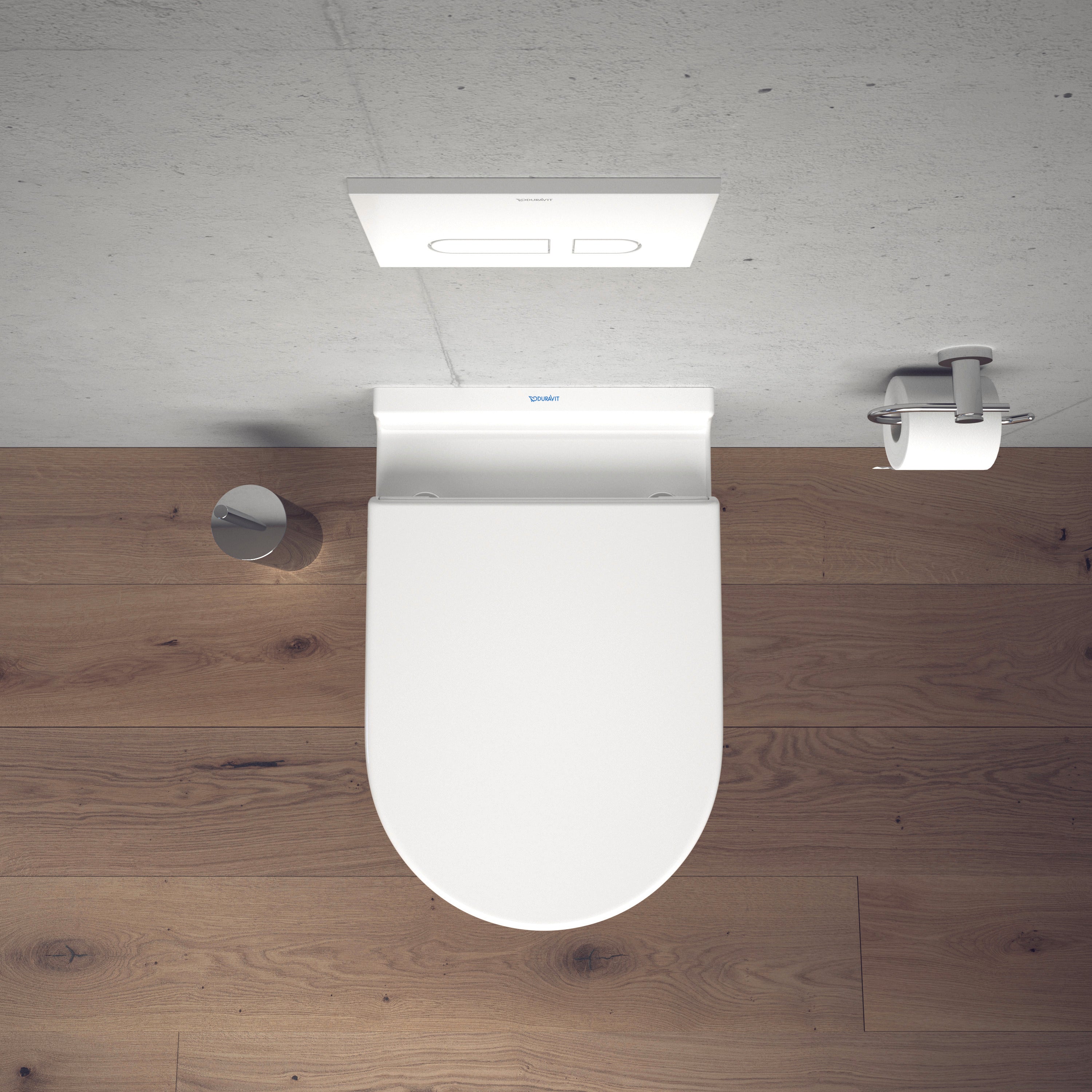 Starck 3 Elongated Slow Close Toilet Seat in White