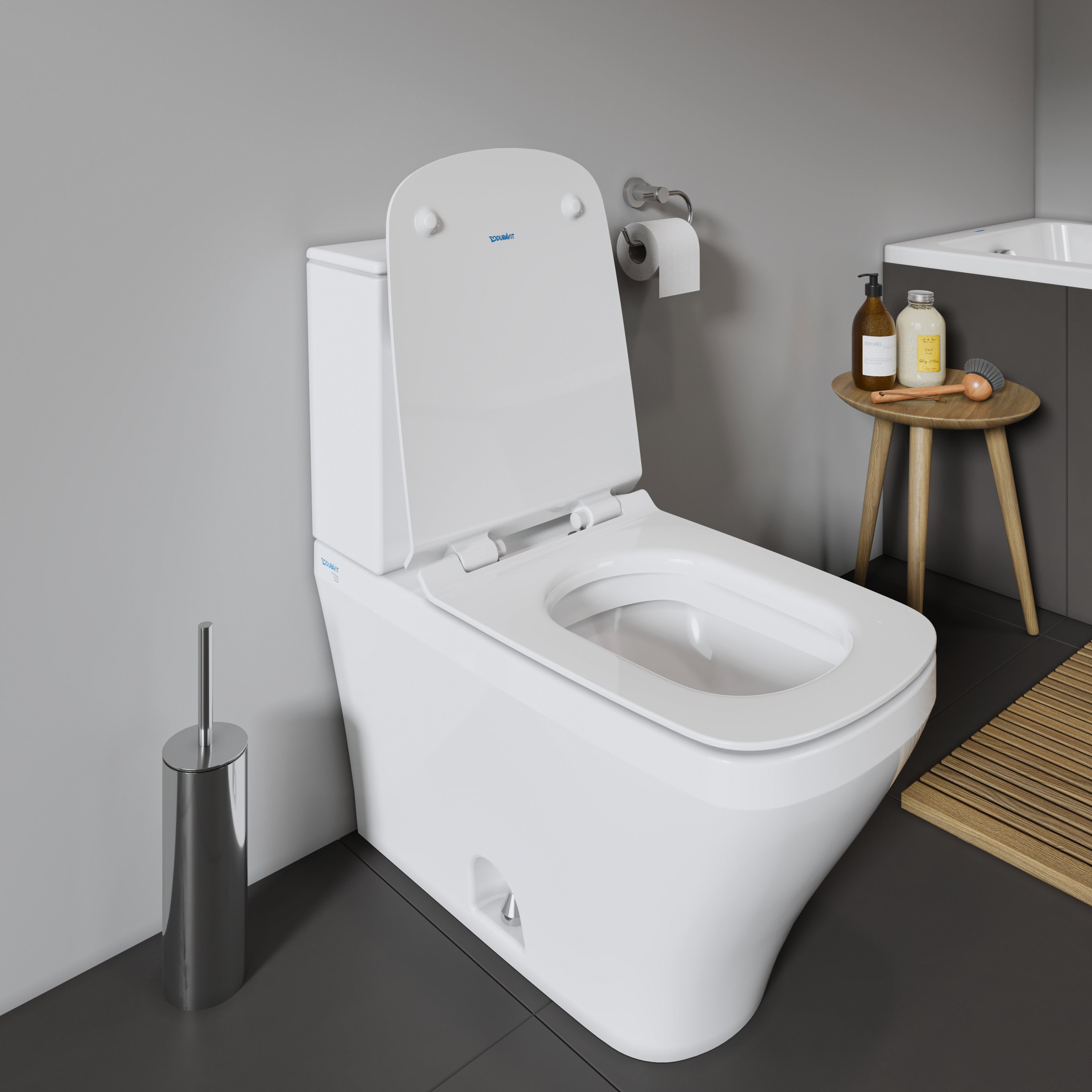 DuraStyle Elongated Slow Close Toilet Seat in White