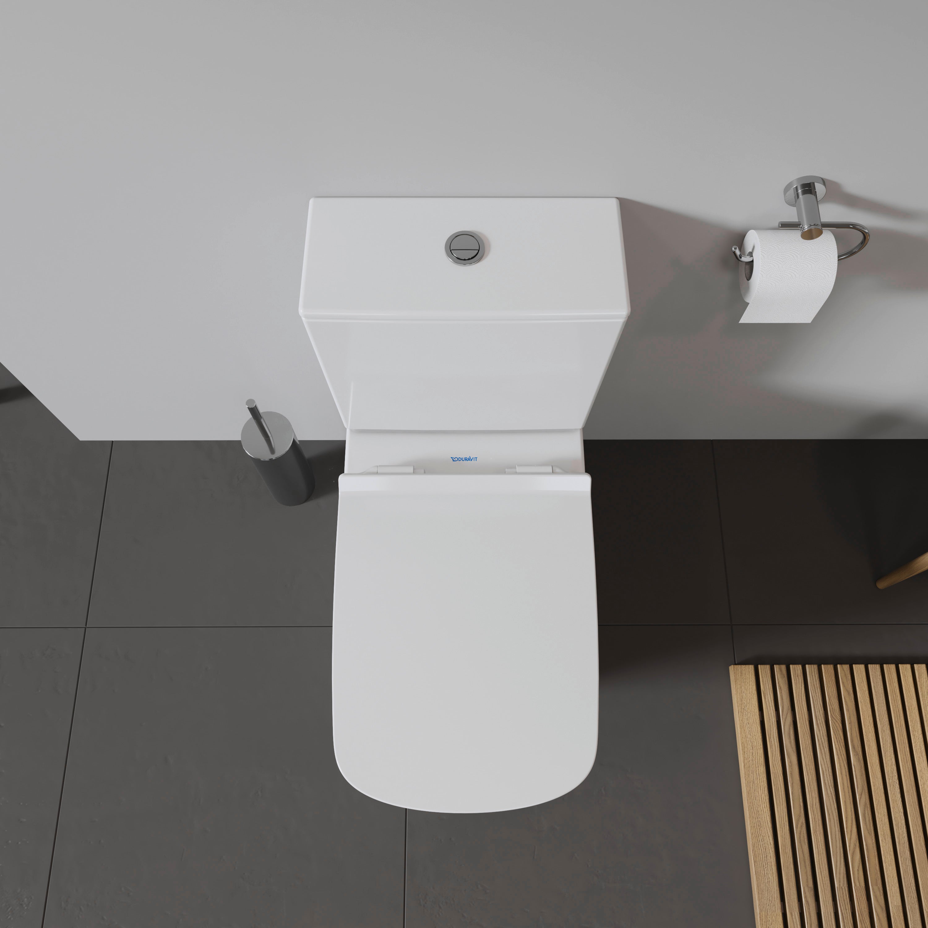 DuraStyle Elongated Slow Close Toilet Seat in White