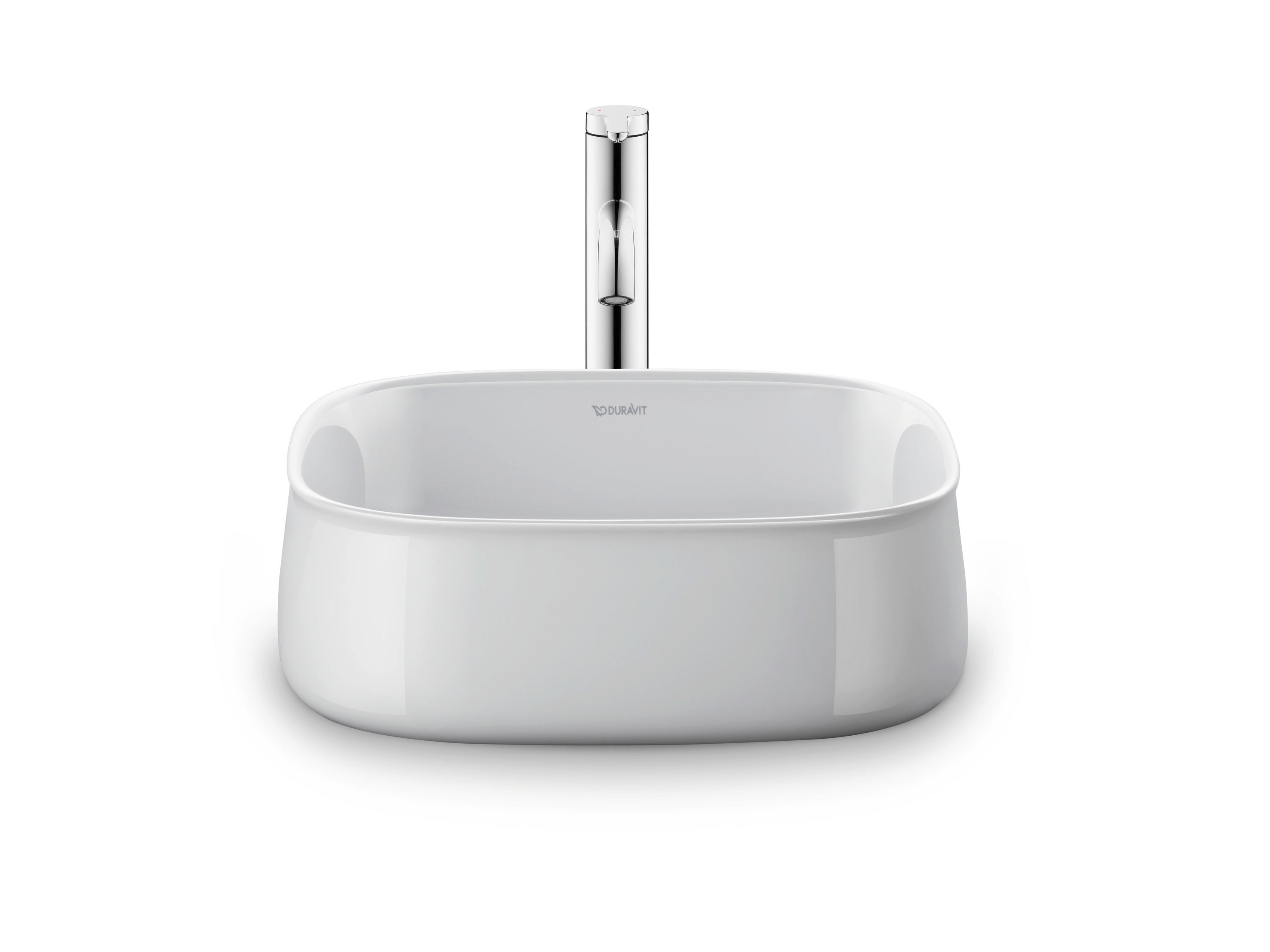 C.1 10 3/8" Single Hole Vessel Sink FaucetVessel Sink Faucet in Chrome, Drain Included