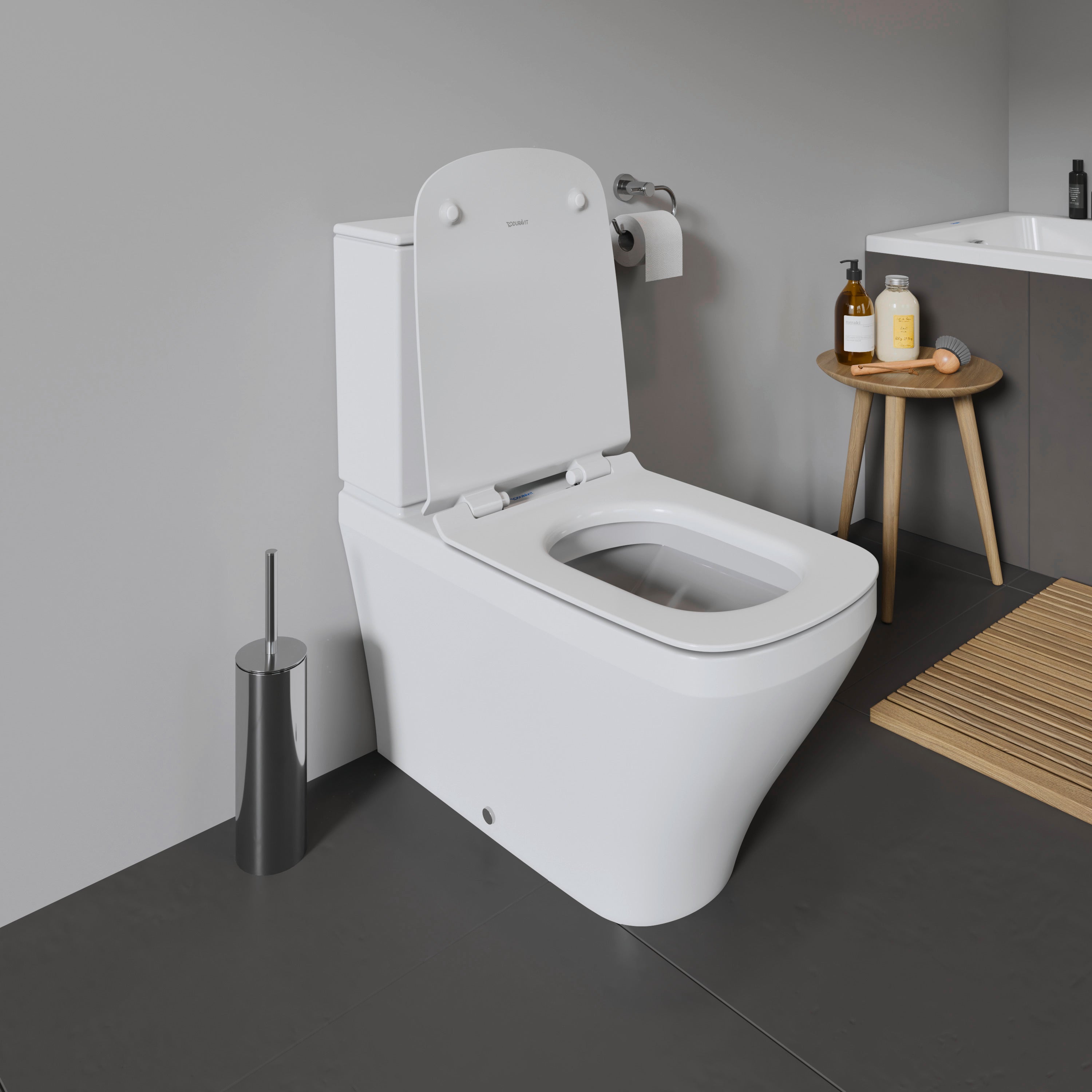 DuraStyle Elongated Slow Close Toilet Seat in White