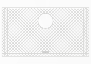 Alternate Image for Ruvati Silicone Bottom Rinse Grid Sink Mat for RVH7400 Sink, Gray, RVA47400GR