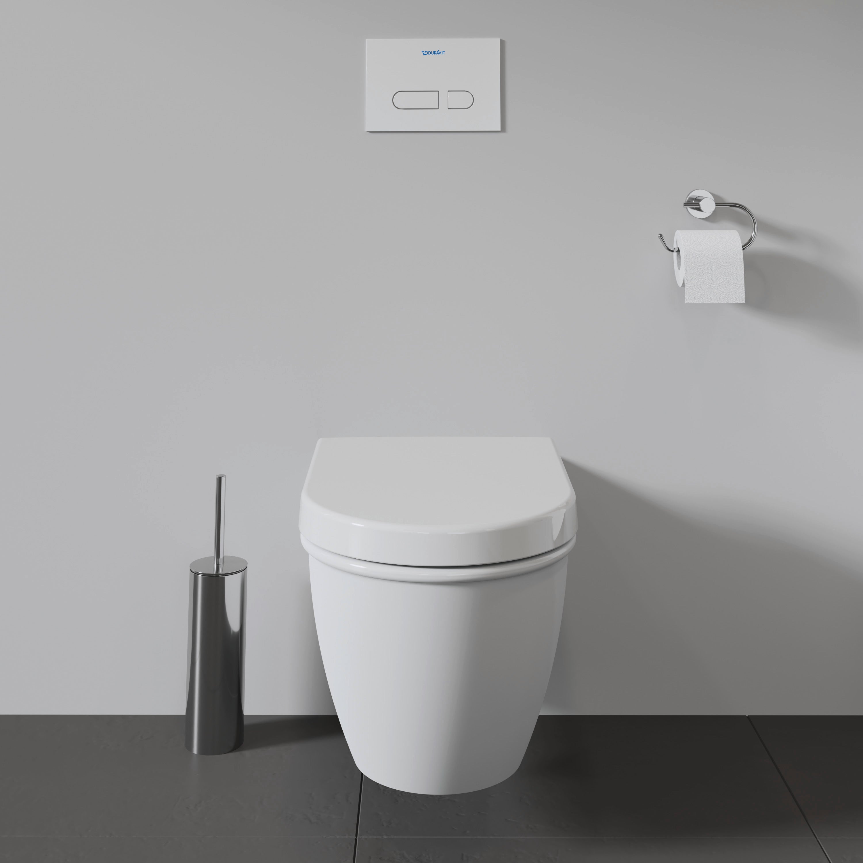 Starck 3 Elongated Slow Close Toilet Seat in White