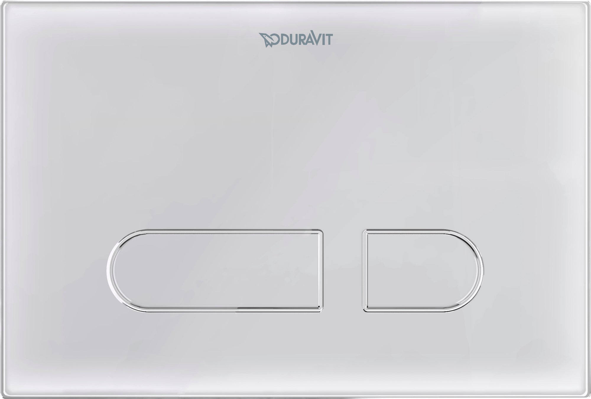 DuraSystem Glass Actuator Plate in White