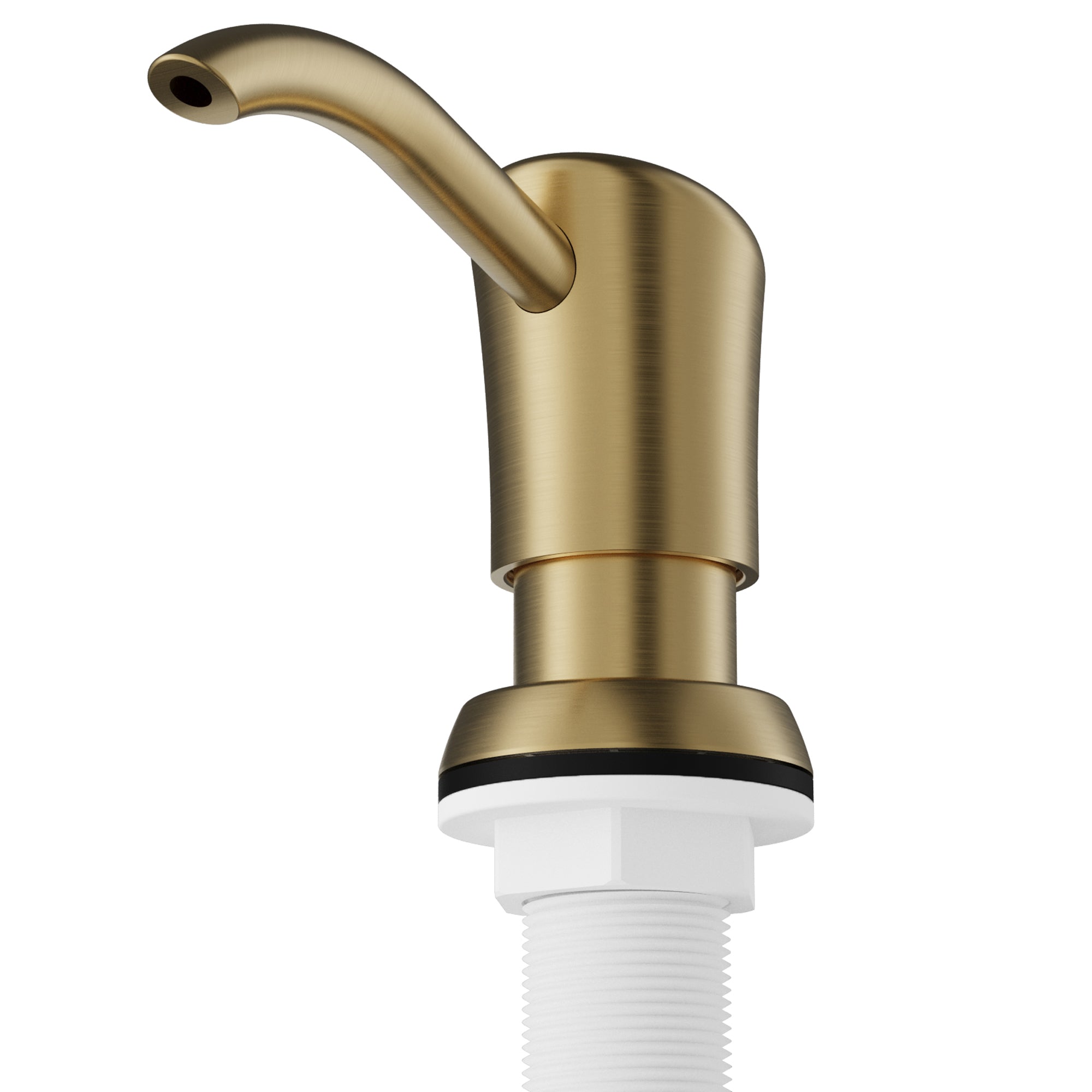 Karran SD45 Kitchen Soap/Lotion Dispenser in Spot Free Brushed Gold, Lead-free Brass, SD45SFBG