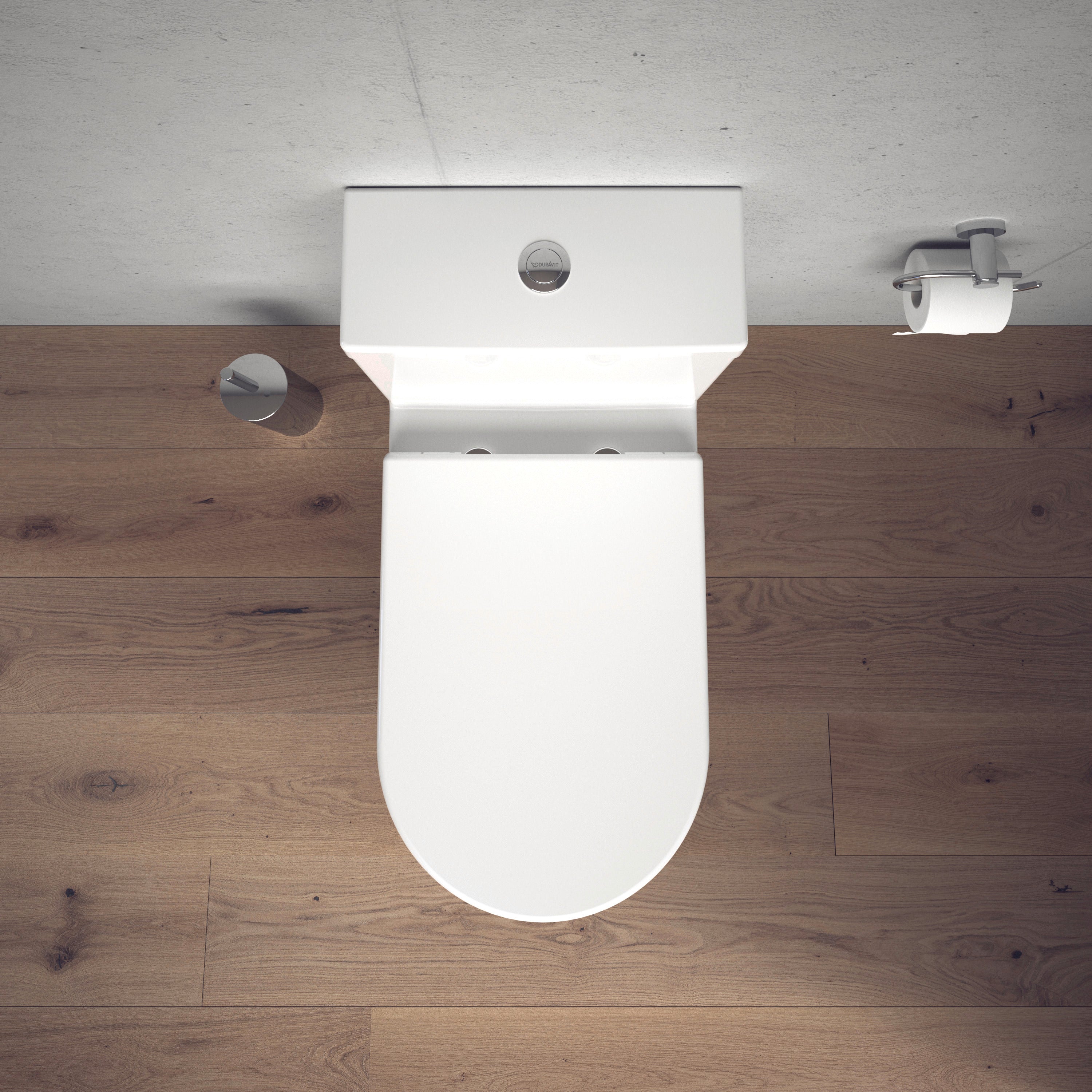 Starck 3 Elongated Slow Close Toilet Seat in White